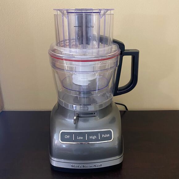 KitchenAid RKFP1133QG 11-Cup Food Processor Liquid Graphite - Picture 4 of 9